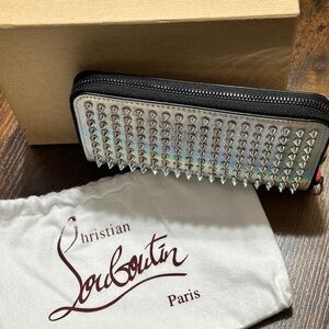 Metallic Studded Wallet